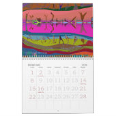 Abstracte Natuur Tekeningen Kalender (Feb 2026)