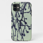 Abstracte Natuur Tree Snow iPhone / iPad hoesje (Achterkant)