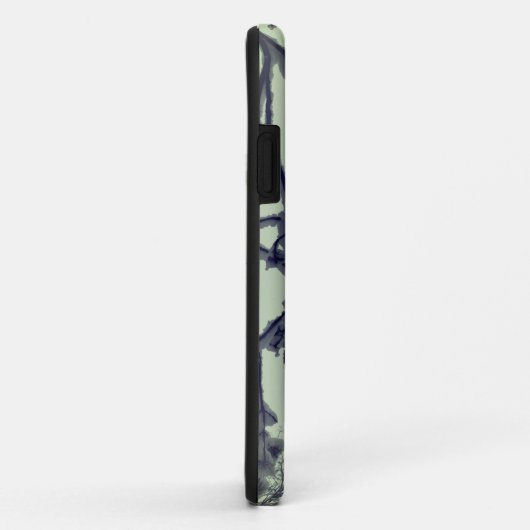 Abstracte Natuur Tree Snow iPhone / iPad hoesje (Achterkant/rechts)