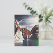 ABSTRACTE NATUUR VAN DE MOUNTAGE BRIEFKAART (Staand voorkant)