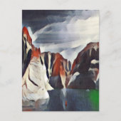 ABSTRACTE NATUUR VAN DE MOUNTAGE BRIEFKAART (Voorkant)