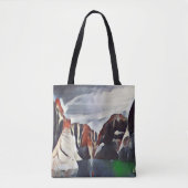 ABSTRACTE NATUUR VAN DE MOUNTAGE TOTE BAG (Voorkant)