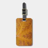 Abstracte Natuur van gele mazelen in het najaar Bagagelabel (Voorkant verticaal)