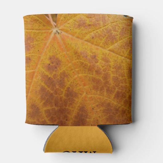 Abstracte Natuur van gele mazelen in het najaar Blikjeskoeler (Achterkant)