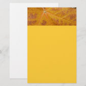 Abstracte Natuur van gele mazelen in het najaar Briefpapier (Voorkant / Achterkant)