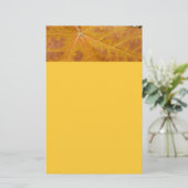 Abstracte Natuur van gele mazelen in het najaar Briefpapier (Staand voorkant)