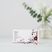 Abstracte Natuur Visitekaartje (Staand voorkant)