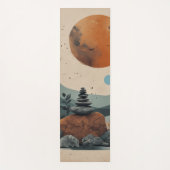 Abstracte Natuur Yogamat (Voorkant)