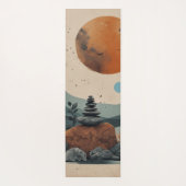 Abstracte Natuur Yogamat (Achterkant)