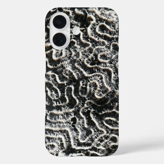 Abstracte Natuur Zwart-witkoraal II Foto Case-Mate iPhone Case (Achterkant)