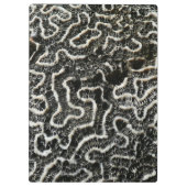 Abstracte Natuur Zwart-witkoraal II Foto Klembord (Achterkant)