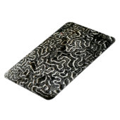 Abstracte Natuur Zwart-witkoraal II Foto Magneet (Linkerzijde)