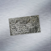 Abstracte Natuur Zwart-witkoraal II Foto Magnetisch Visitekaartje (Voorbeeld)