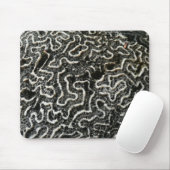 Abstracte Natuur Zwart-witkoraal II Foto Muismat (Met muis)