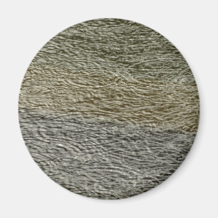 Abstracte Natuurfotografie van Regendruppelrimpels Magneet