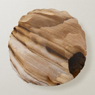 Abstracte natuurfotografie van Zion Canyon Wall I Rond Kussen