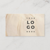 Abstracte natuurlijke legant eenvoudig neutraal visitekaartje (Voorkant)