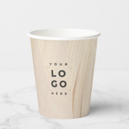 Abstracte natuurlijke legant neutraal QR-code Papieren Bekers (Voorkant)