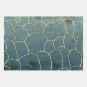 Abstracte natuurlijke patronen inpakpapier vel (Voorkant 2)