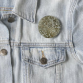 Abstracte Natuurtextuur van Gletsjerijs Ronde Button 5,7 Cm (In situ)