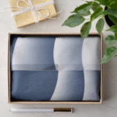 Abstracte Navy Blauwe Oceaangolven Tissuepapier (Geschenk)