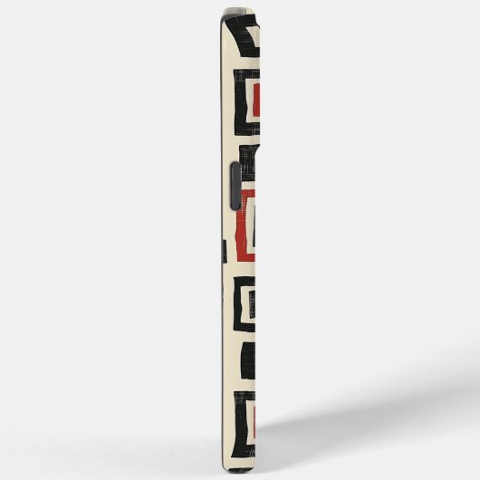 Abstracte Ndebele Geometrie – Levendige Artistieke Case-Mate iPhone Case (Achterkant / Rechts)