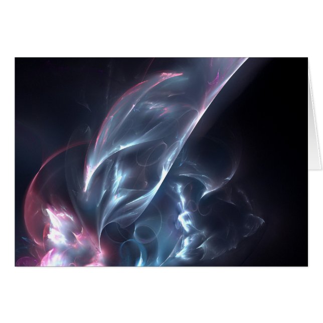 Abstracte nebula Blue en Paars (Voorkant Horizontaal)