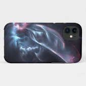 Abstracte nebula Blue en Paars Case-Mate iPhone Case (Achterkant (horizontaal))