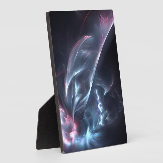 Abstracte nebula Blue en Paars Fotoplaat (Zijkant)