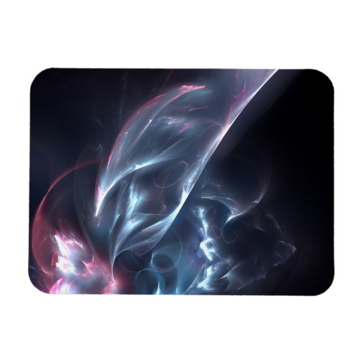 Abstracte nebula Blue en Paars Magneet (Horizontaal)