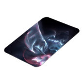 Abstracte nebula Blue en Paars Magneet (Linkerzijde)