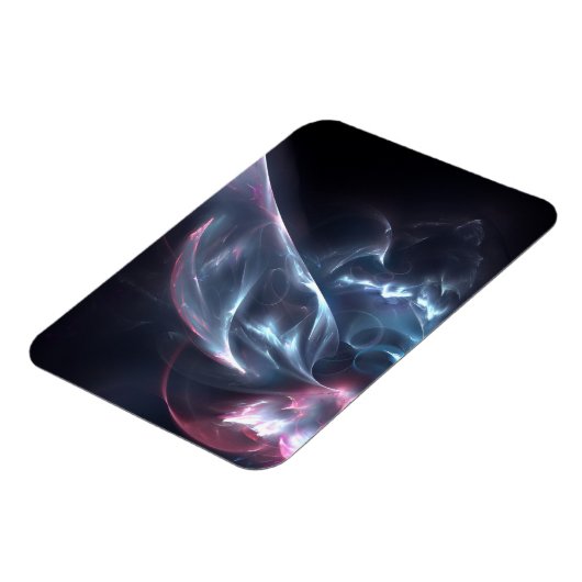 Abstracte nebula Blue en Paars Magneet (Linkerzijde)