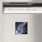 Abstracte nebula Blue en Paars Magneet (Insitu (Vaatwasser))