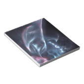 Abstracte nebula Blue en Paars Notitieblok (Schuin)