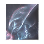 Abstracte nebula Blue en Paars Notitieblok (Voorkant)