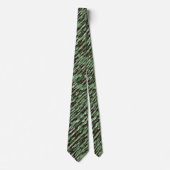Abstracte necktie voor groen en zwart stropdas (Voorkant)