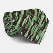 Abstracte necktie voor groen en zwart stropdas (Opgerold)