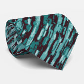 Abstracte necktie voor groen en zwart stropdas (Opgerold)