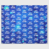 Abstracte Neon Buitenruimte Dag Cadeaupapier (Vlak)