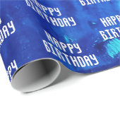 Abstracte Neon Buitenruimte Dag Cadeaupapier (Rol Hoek)