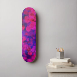 Abstracte Neon Fuzz Persoonlijk Skateboard