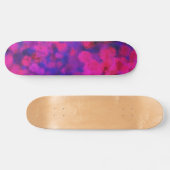 Abstracte Neon Fuzz Persoonlijk Skateboard (Horizontaal)
