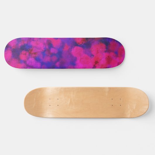 Abstracte Neon Fuzz Persoonlijk Skateboard (Horizontaal)