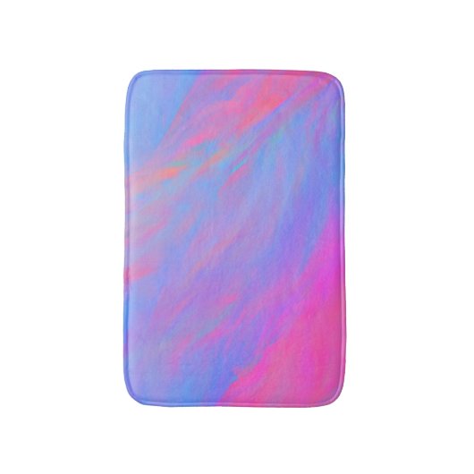 Abstracte Neon Ink Flow Badmat (Voorkant Verticaal)