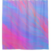 Abstracte Neon Ink Flow Douchegordijn (Voorkant)