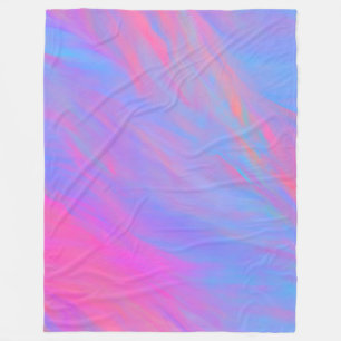 Abstracte Neon Ink Flow Fleece Deken