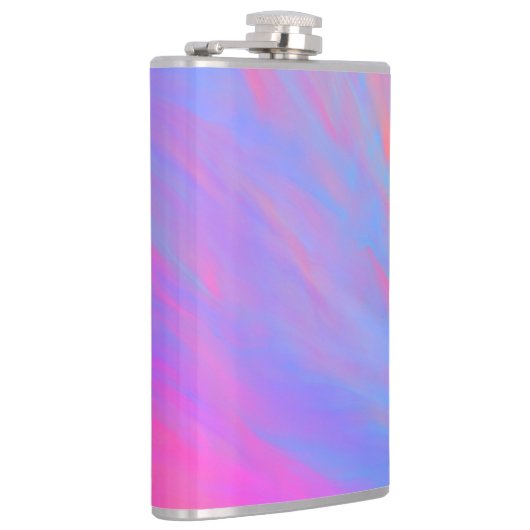 Abstracte Neon Ink Flow Heupfles (Rechts)