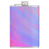 Abstracte Neon Ink Flow Heupfles (Voorkant)