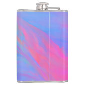 Abstracte Neon Ink Flow Heupfles (Achterkant)