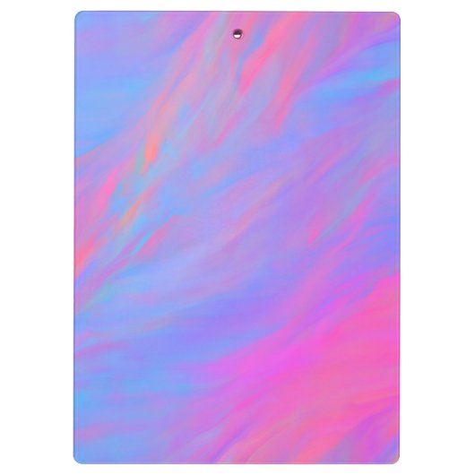 Abstracte Neon Ink Flow Klembord (Achterkant)